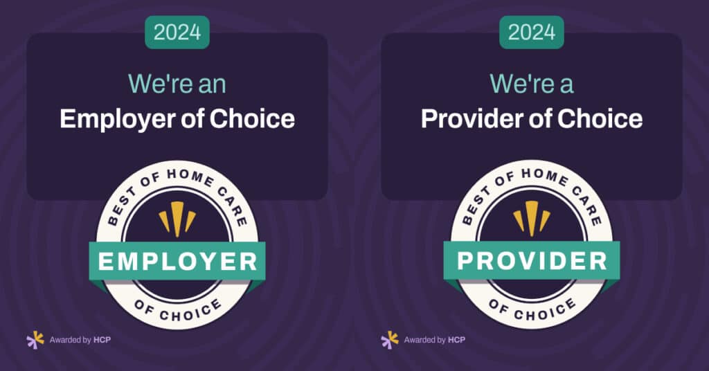 Talem Home Care & Placement ServicesReceives 2024 Best of Home Care® – Employer of Choice Award