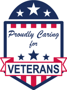 Proudly Caring for Veterans Logo